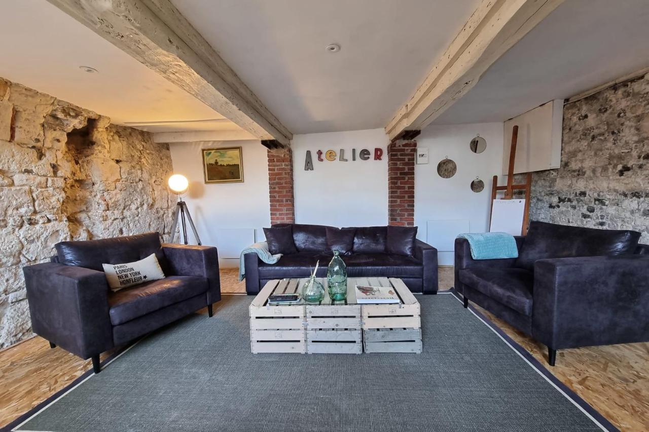 Le Jardin D'Eugene - 4P House - Terrace - Historic Center Villa Honfleur Bagian luar foto