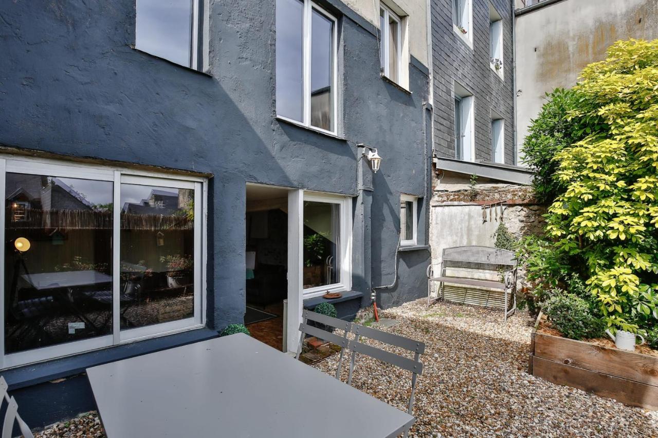 Le Jardin D'Eugene - 4P House - Terrace - Historic Center Villa Honfleur Bagian luar foto